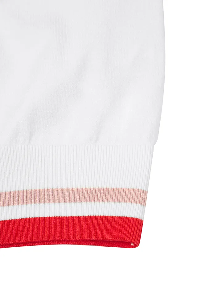 WideAngle: TO Logo Intarsia Round Neck Sweater L - 3 Colors