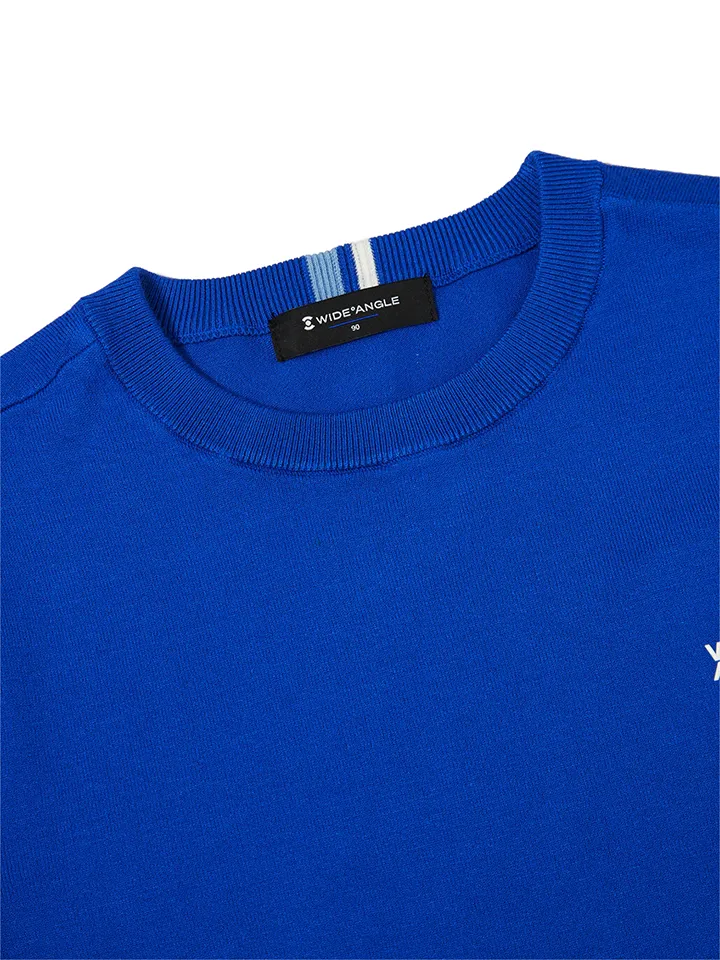 WideAngle: TO Logo Intarsia Round Neck Sweater L - 3 Colors