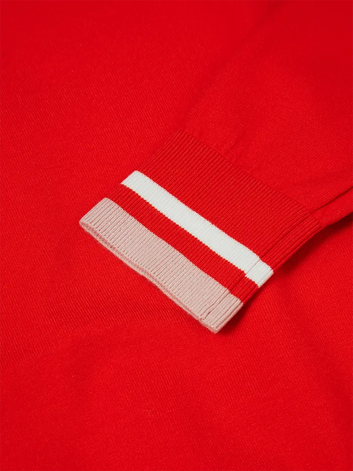 WideAngle: TO Logo Intarsia Round Neck Sweater L - 3 Colors