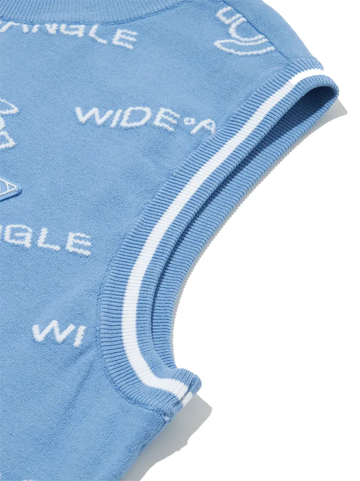WideAngle: TO Logo Pattern Jacquard Vest L - 2 Colors