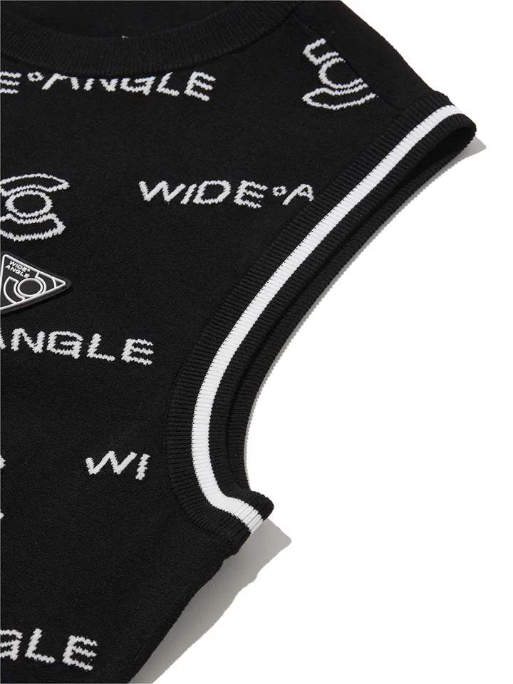 WideAngle: TO Logo Pattern Jacquard Vest L - 2 Colors