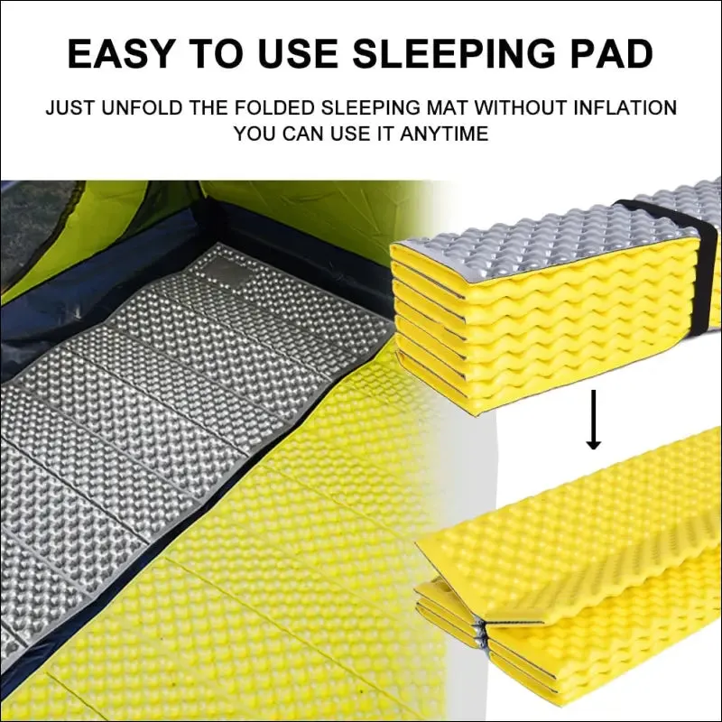 Widesea camping mat portable sleeping pad picnic foam bed mattress travel trekking equipment