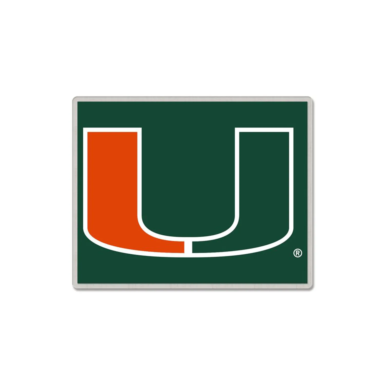 WinCraft Miami Hurricanes Square U Logo Lapel Pin