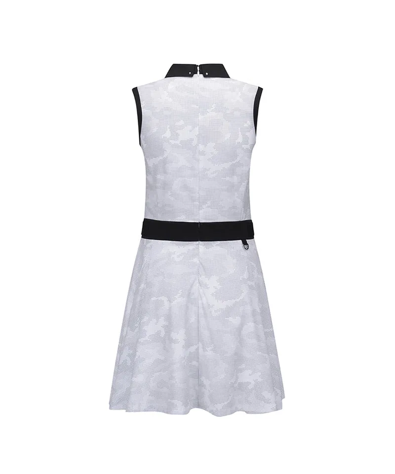 Women Camo Flage Onepiece - White