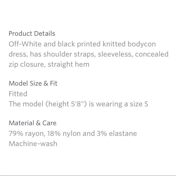 ✨Women Off White &amp; Black Polka Dot Bodycon Dress✨