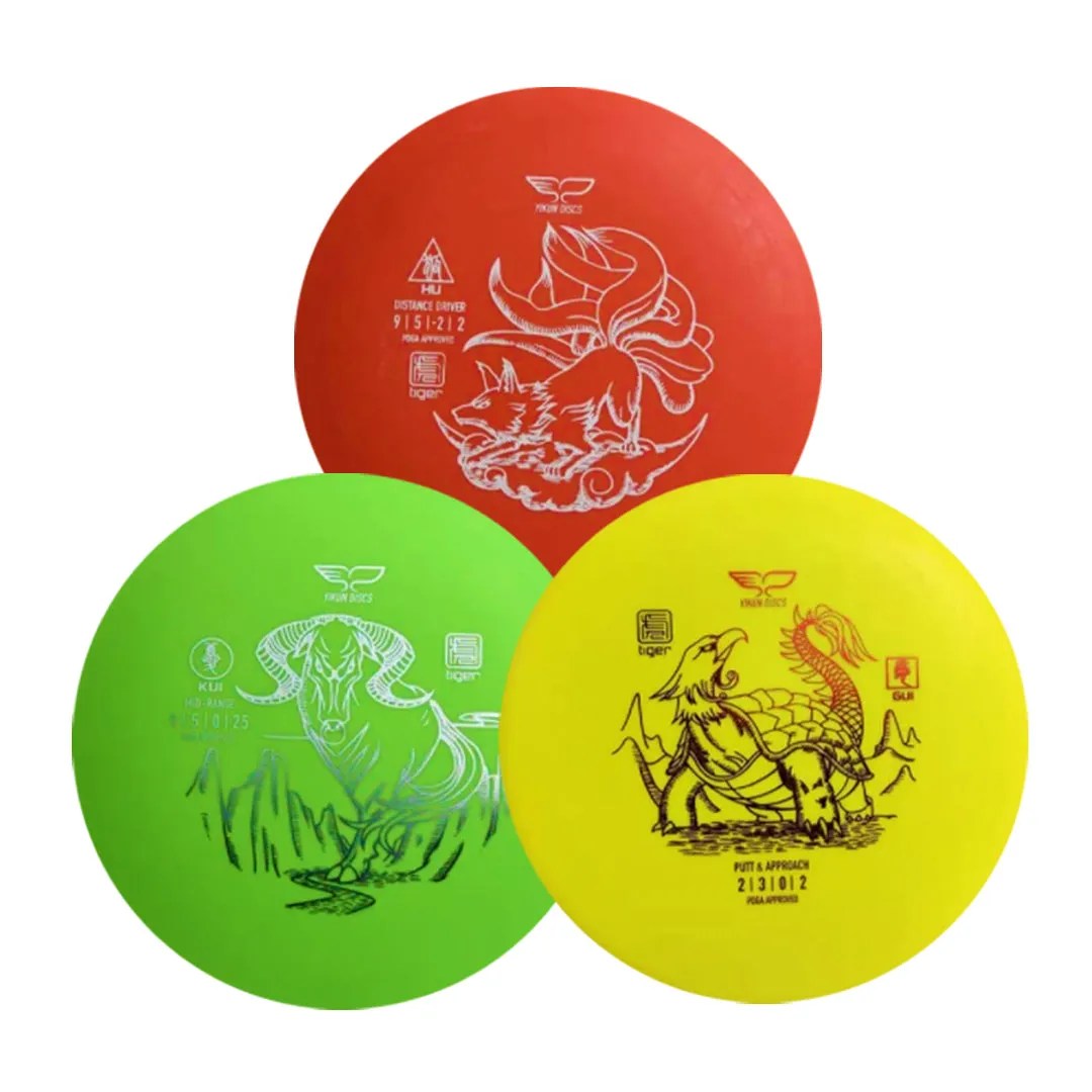 Yikun Discs Starter Disc Golf Set
