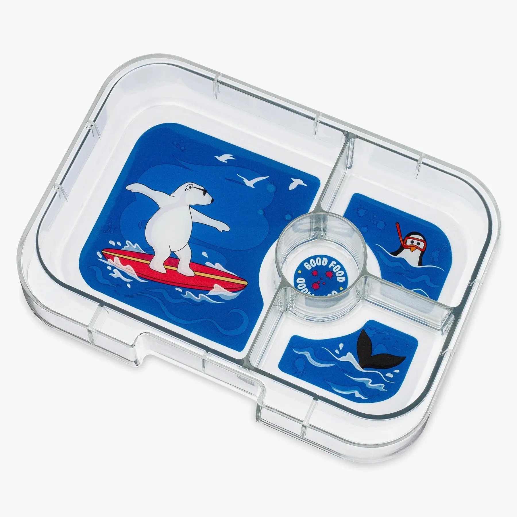 Yumbox Panino Surf Blue 4C - Polar Bear